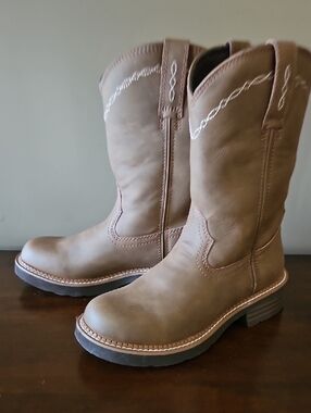 Justin Womens Lille 10" Western Roper Boot